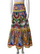 Dolce & Gabbana Printed Midi Length Skirt