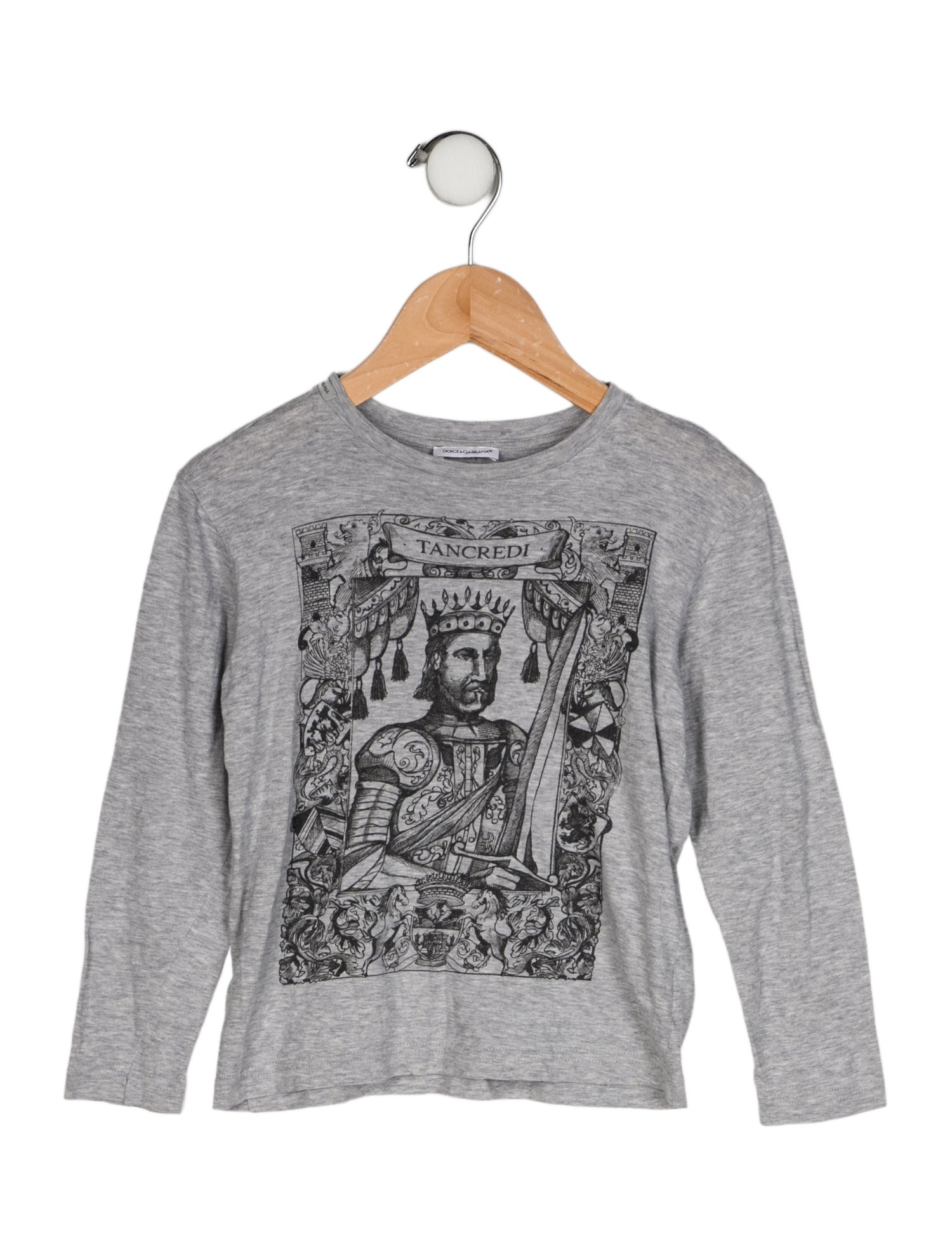 Dolce & Gabbana Toddler Boys' Graphic Printed Long Sleeve T-Shirt