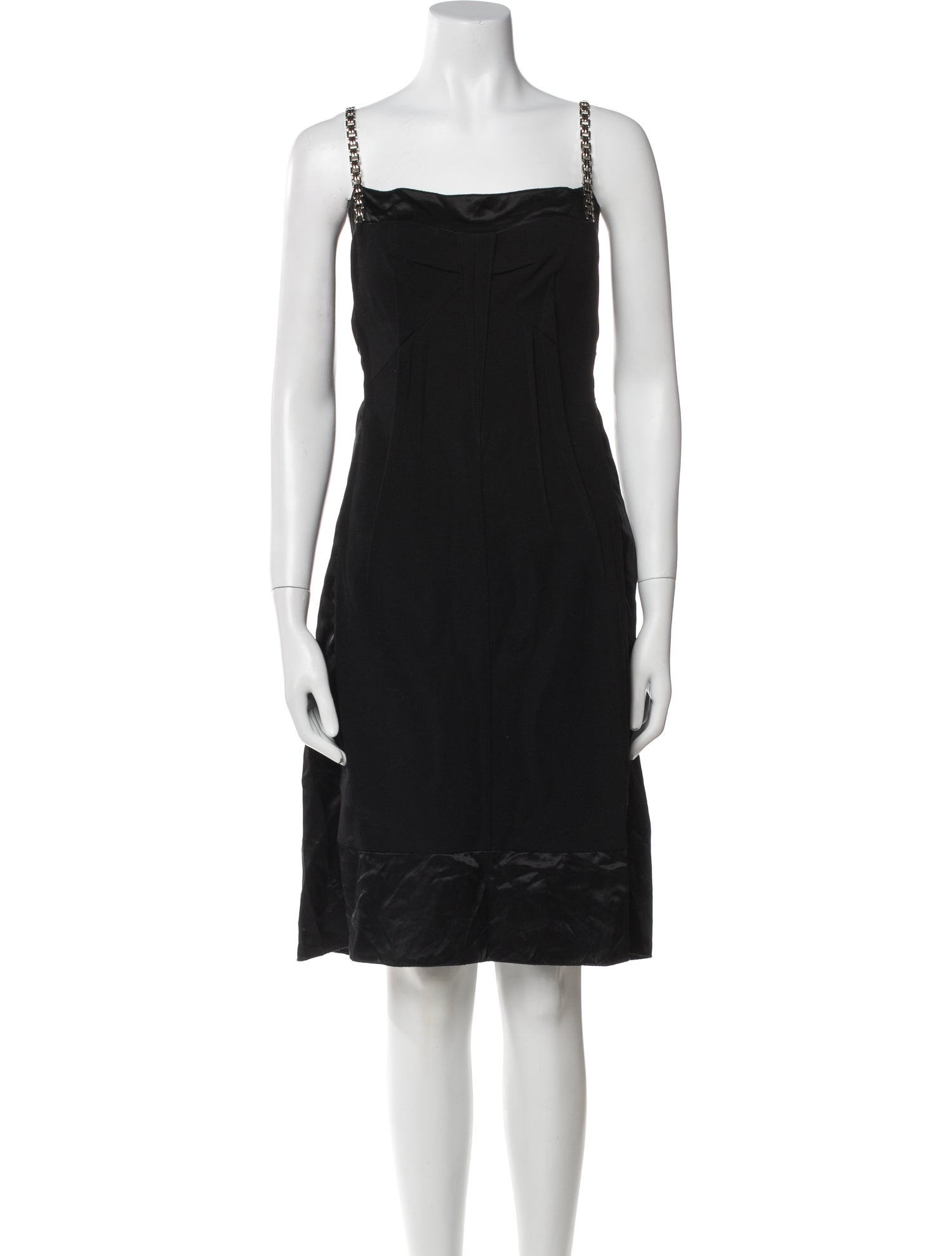 Dolce & Gabbana Virgin Wool Knee-Length Dress