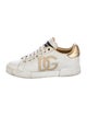 Dolce & Gabbana kids boys' white and gold shoes