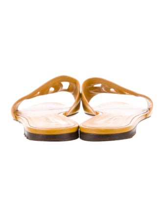 Dolce & Gabbana Leather Cutout Accent Slides