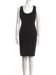 Dolce & Gabbana Virgin Wool Knee-Length Dress