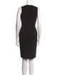 Dolce & Gabbana Virgin Wool Knee-Length Dress