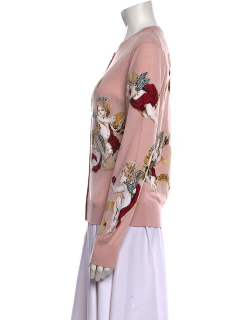 Dolce & Gabbana Virgin Wool Printed Sweater