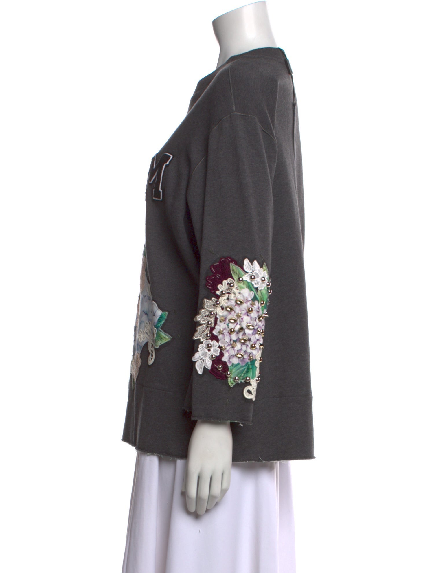 Dolce & Gabbana Floral Print Crew Neck Sweatshirt w/ Tags