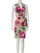 Dolce & Gabbana Silk Knee-Length Dress
