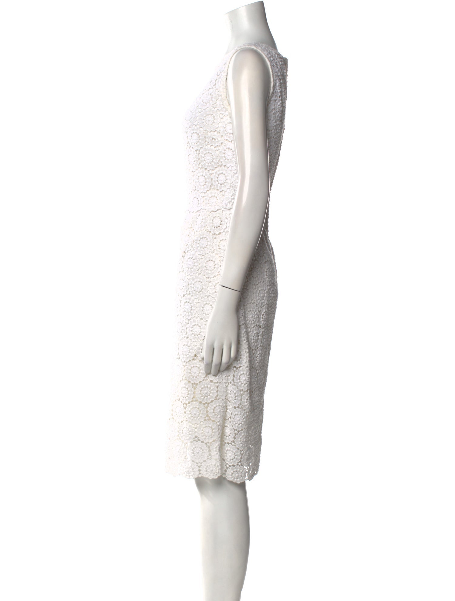 Dolce & Gabbana Bateau Neckline Knee-Length Dress