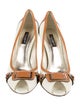 Dolce & Gabbana Leather Colorblock Pattern Pumps