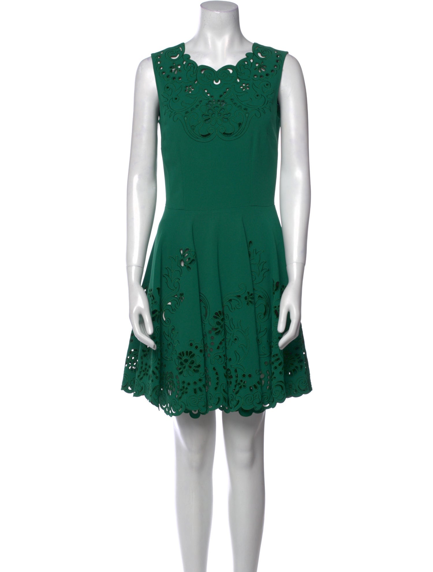 Dolce & Gabbana Lace Pattern Mini Dress