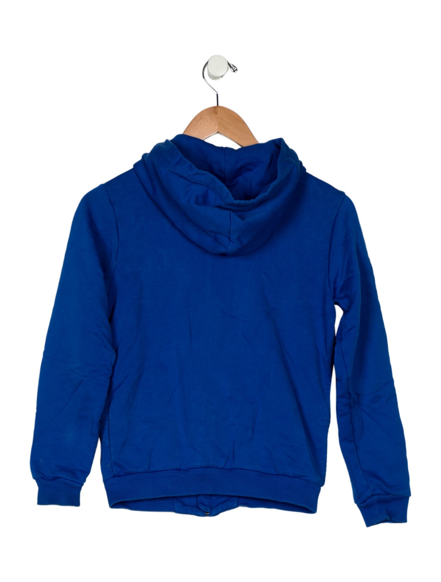 Dolce & Gabbana Boys' Solid Long Sleeve Zip Hooded Jacket