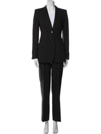 Dolce & Gabbana Wool Striped Pantsuit