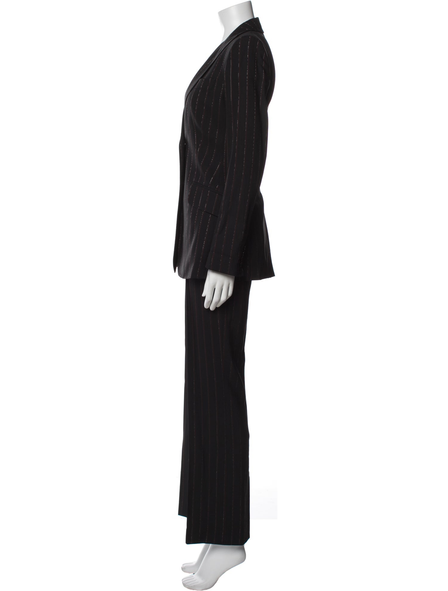 Dolce & Gabbana Wool Striped Pantsuit