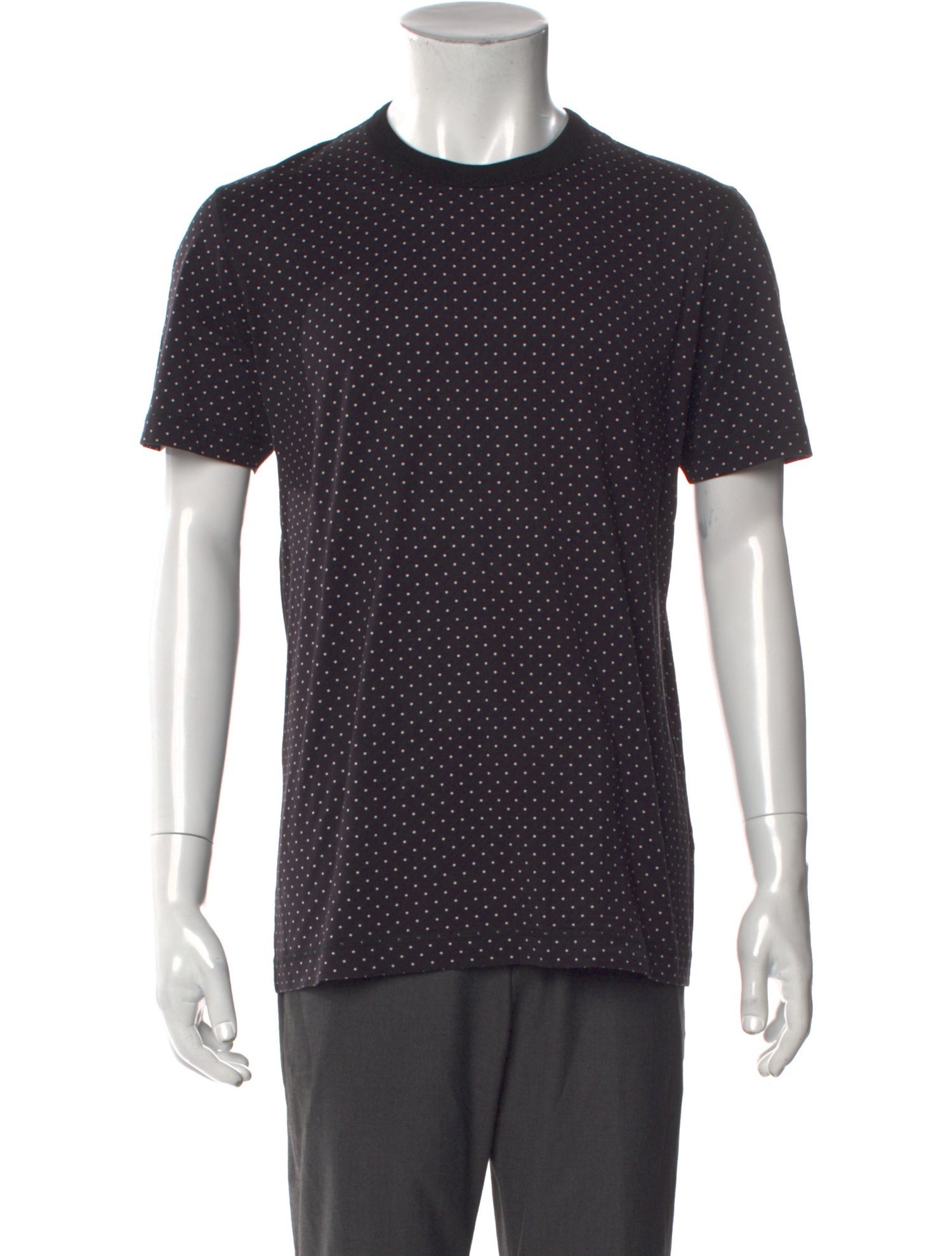 Dolce & Gabbana Polka Dot Print Crew Neck T-Shirt