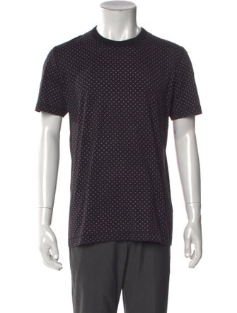 Dolce & Gabbana Polka Dot Print Crew Neck T-Shirt