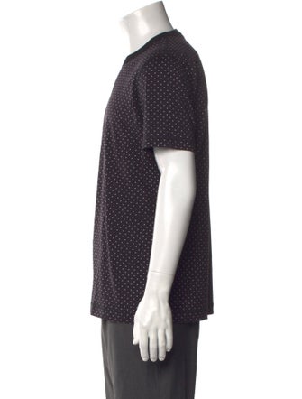 Dolce & Gabbana Polka Dot Print Crew Neck T-Shirt