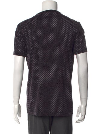 Dolce & Gabbana Polka Dot Print Crew Neck T-Shirt
