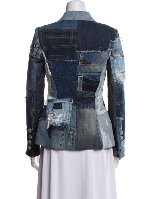 Dolce & Gabbana Plaid Print Blazer