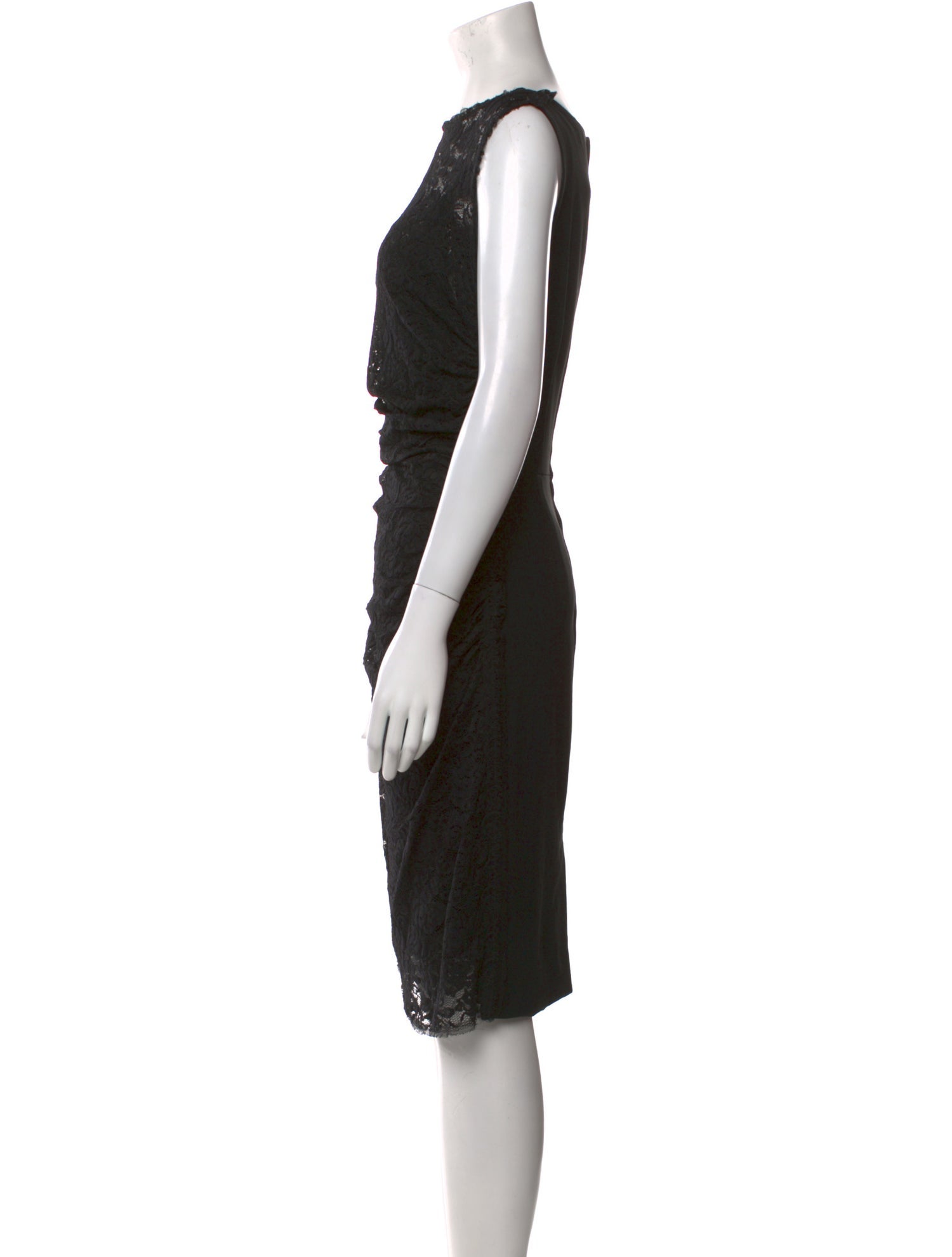 Dolce & Gabbana Bateau Neckline Midi Length Dress