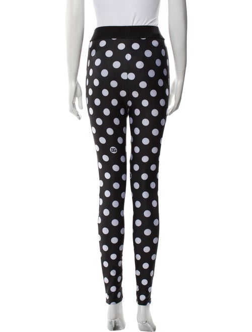 Dolce & Gabbana Polka Dot Print Skinny Leg Pants