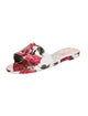 Dolce & Gabbana Rubber Floral Print Slides