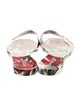 Dolce & Gabbana Rubber Floral Print Slides