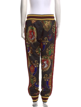 Dolce & Gabbana Printed Straight Leg Pants