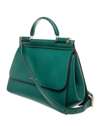 Dolce & Gabbana Leather Top Handle Bag