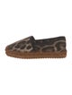Dolce & Gabbana Canvas Animal Print Espadrilles