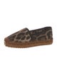 Dolce & Gabbana Canvas Animal Print Espadrilles