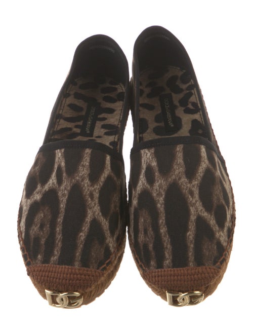 Dolce & Gabbana Canvas Animal Print Espadrilles