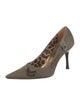 Dolce & Gabbana Leather Studded Accents Pumps
