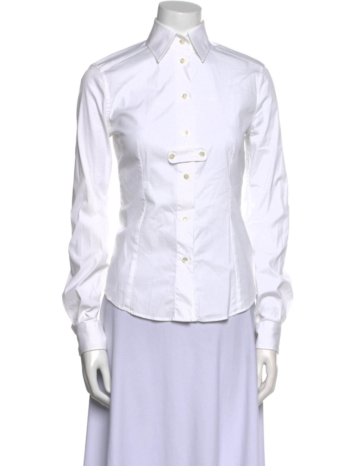 Dolce & Gabbana Long Sleeve Button-Up Top