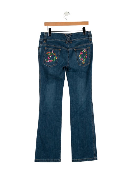 Dolce & Gabbana Low-Rise Wide Leg Jeans
