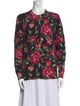 Dolce & Gabbana Cashmere Floral Print Sweater