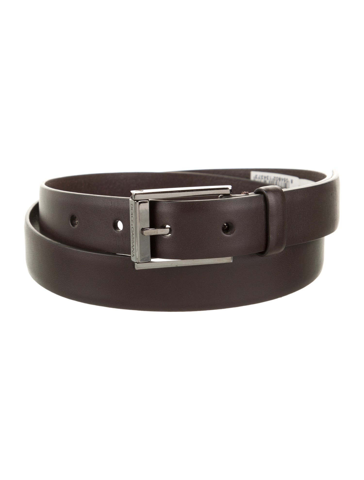 Dolce & Gabbana Skinny Leather Belt