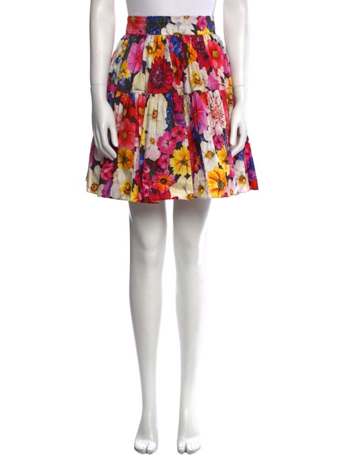 Dolce & Gabbana Floral Print Knee-Length Skirt