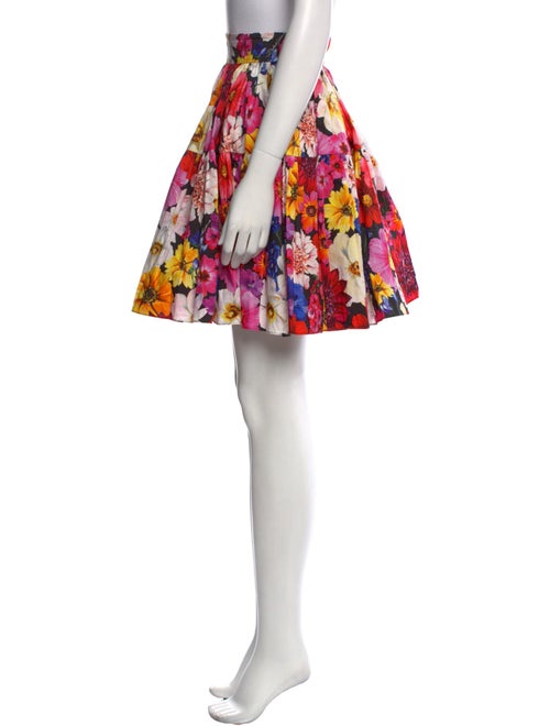 Dolce & Gabbana Floral Print Knee-Length Skirt