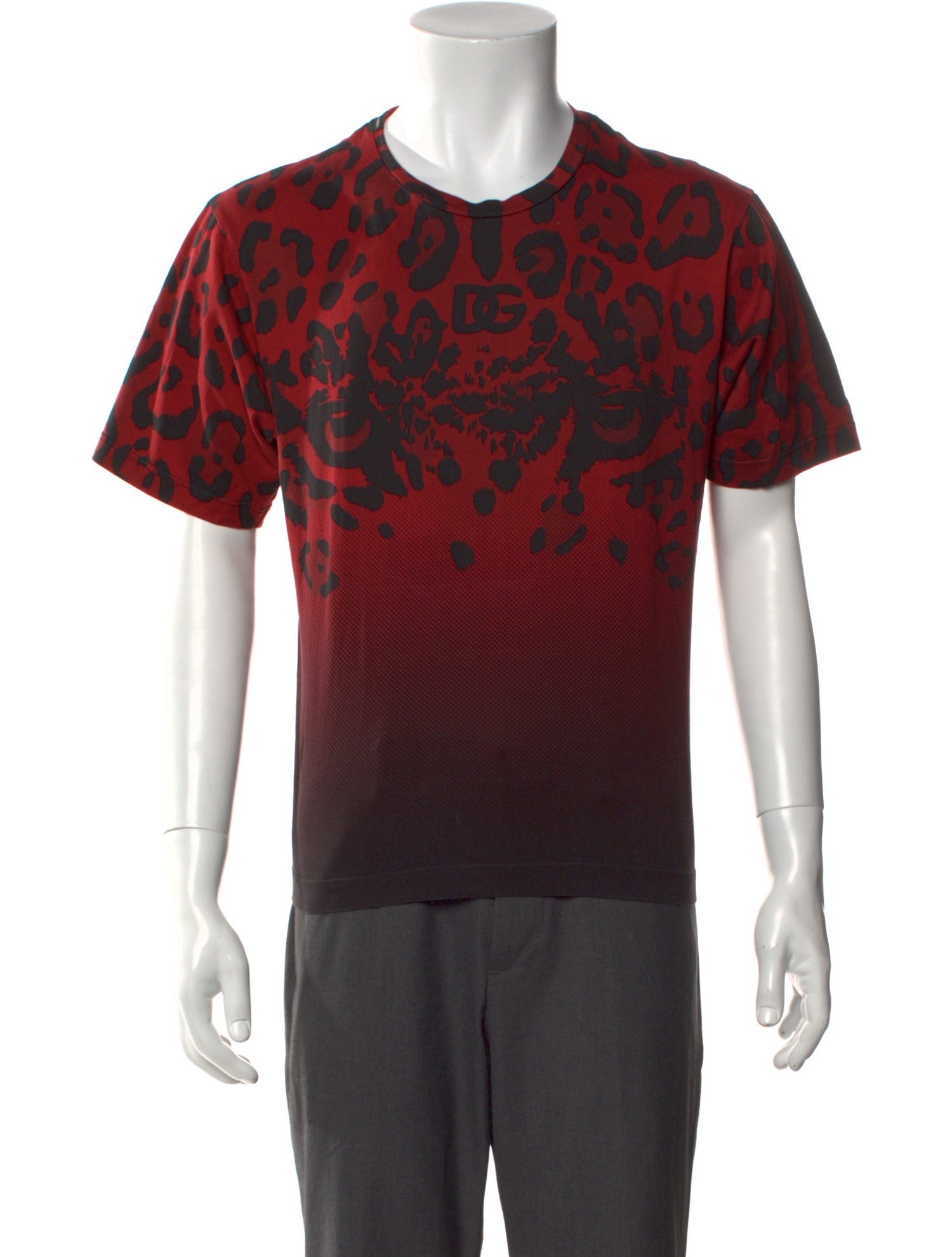 Dolce & Gabbana Printed Crew Neck T-Shirt