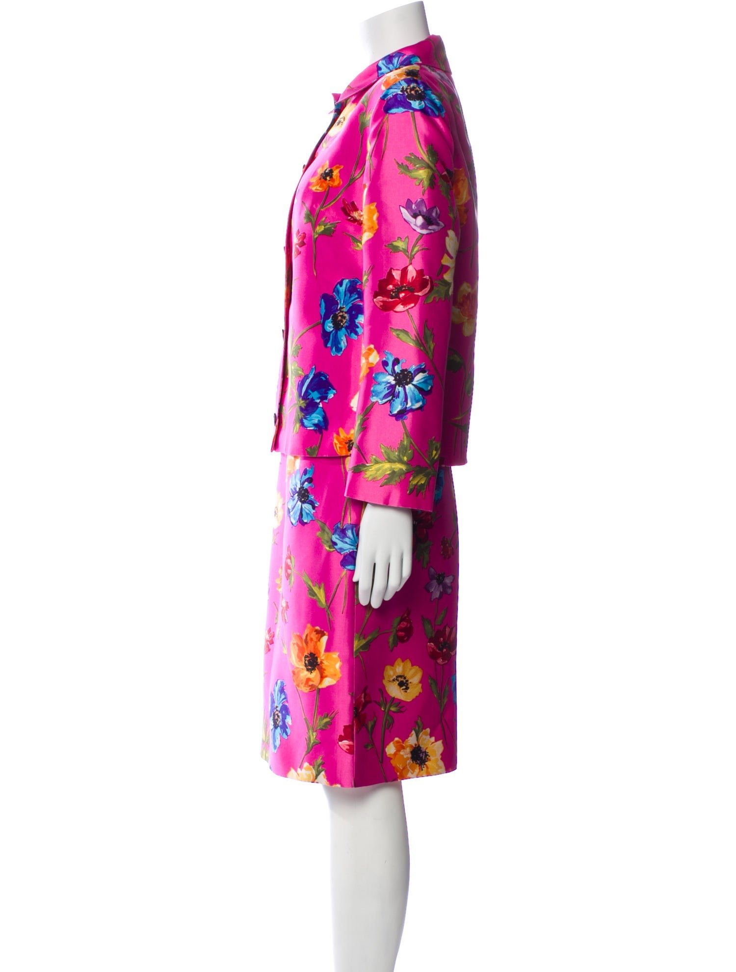 Dolce & Gabbana Floral Print Skirt Set