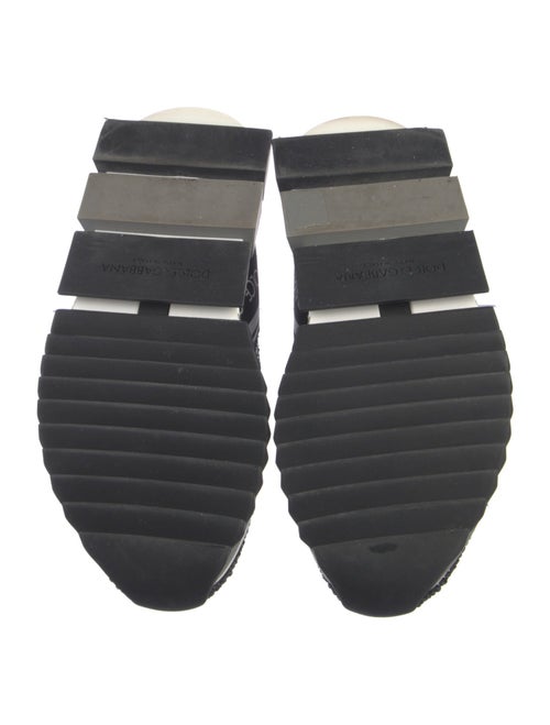 Dolce & Gabbana Crystal Striped Sneakers