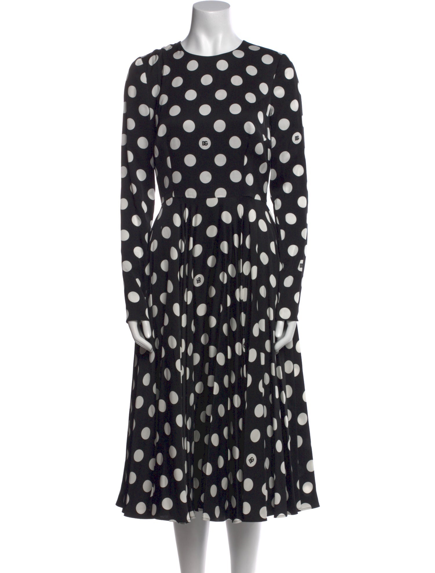 Dolce & Gabbana Silk Midi Length Dress