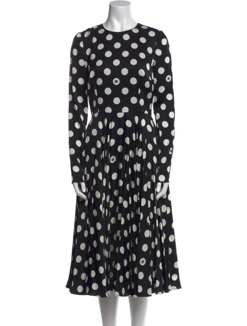 Dolce & Gabbana Silk Midi Length Dress