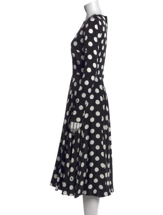 Dolce & Gabbana Silk Midi Length Dress