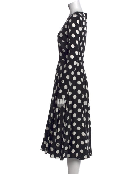 Dolce & Gabbana Silk Midi Length Dress