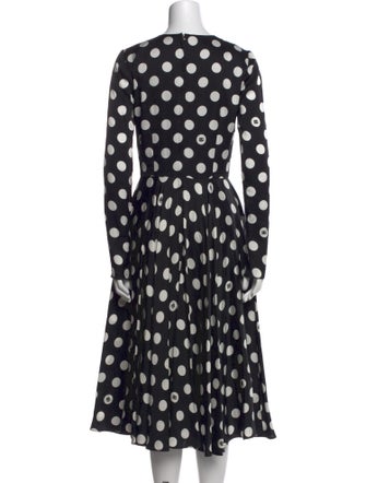 Dolce & Gabbana Silk Midi Length Dress