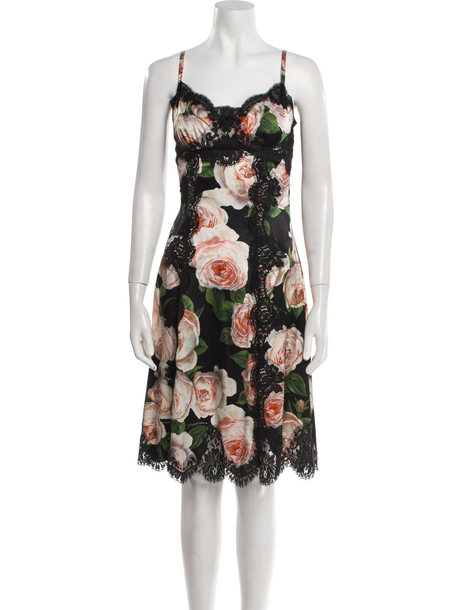 Dolce & Gabbana Silk Knee-Length Dress