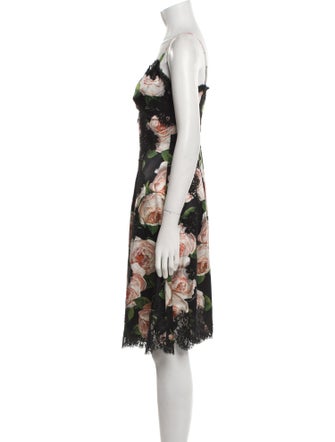 Dolce & Gabbana Silk Knee-Length Dress