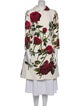 Dolce & Gabbana Floral Print Trench Coat