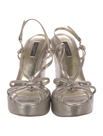 Dolce & Gabbana Suede T-Strap Pumps