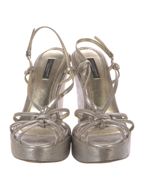 Dolce & Gabbana Suede T-Strap Pumps